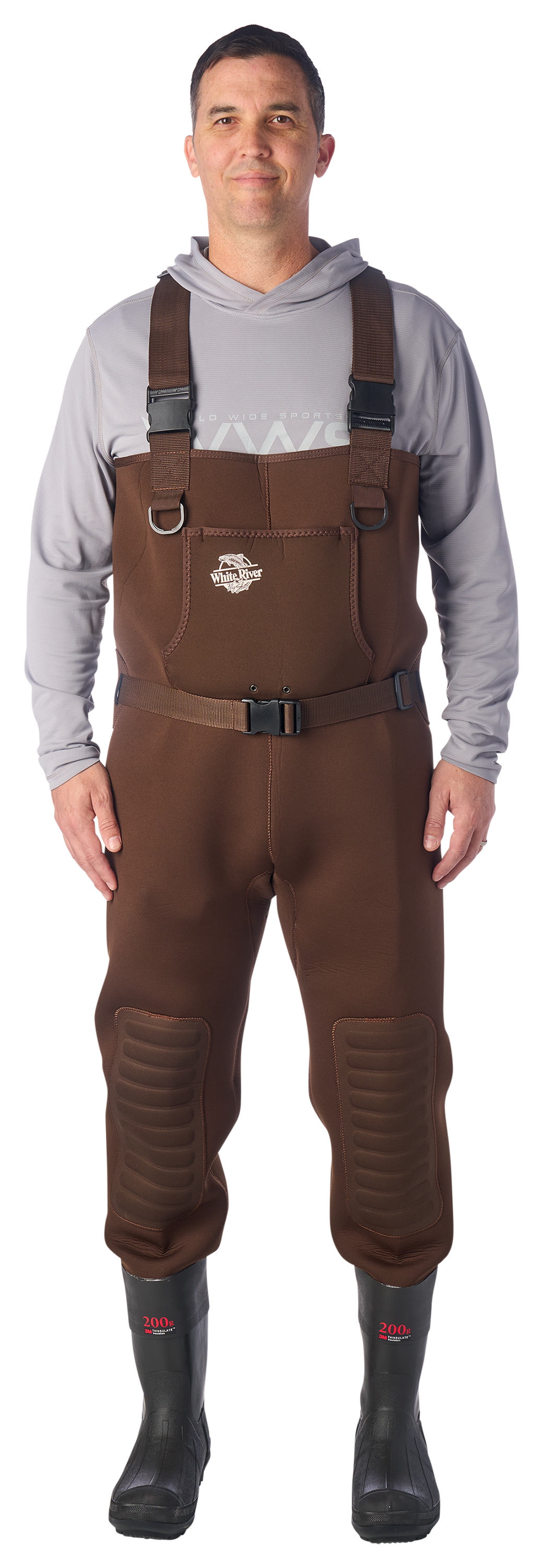 White River Fly Shop Classic II Insulated Neoprene Lug Sole Chest ...